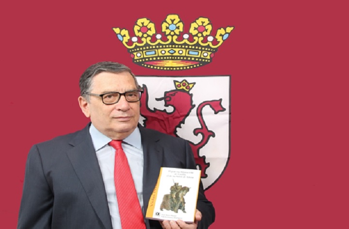 José María Manuel García-Osuna y Rodríguez con El Gran Rey Alfonso VIII de Castilla